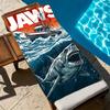 M- Jaws Towel Microfiber Beach Towel, Quick-dry, Sand-free, Ultra-fine Fiber, Super Soft.