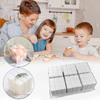 Cube Fondant Silicone Cake Mold-3d Magic Cube Mold,muffin Mould Kitchen Pastry Baking Pan For Fat Bomb Chocolate Candy Cupcake Soap Candle - White