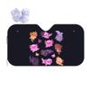 Happy Axolotl Sunshade Windscreen Car Front Windshield Window Sun Visor Accessories Covers