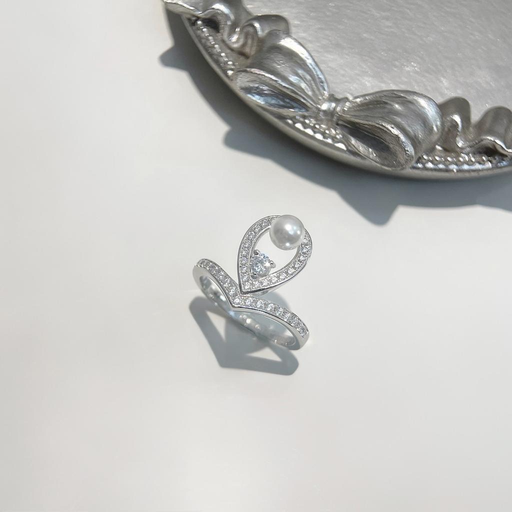 60 Point Pearl and Diamond Ring for Daily Wear Exquisite Craftsmanship for Men and Women Gifts for Men and Women Birthday Gift