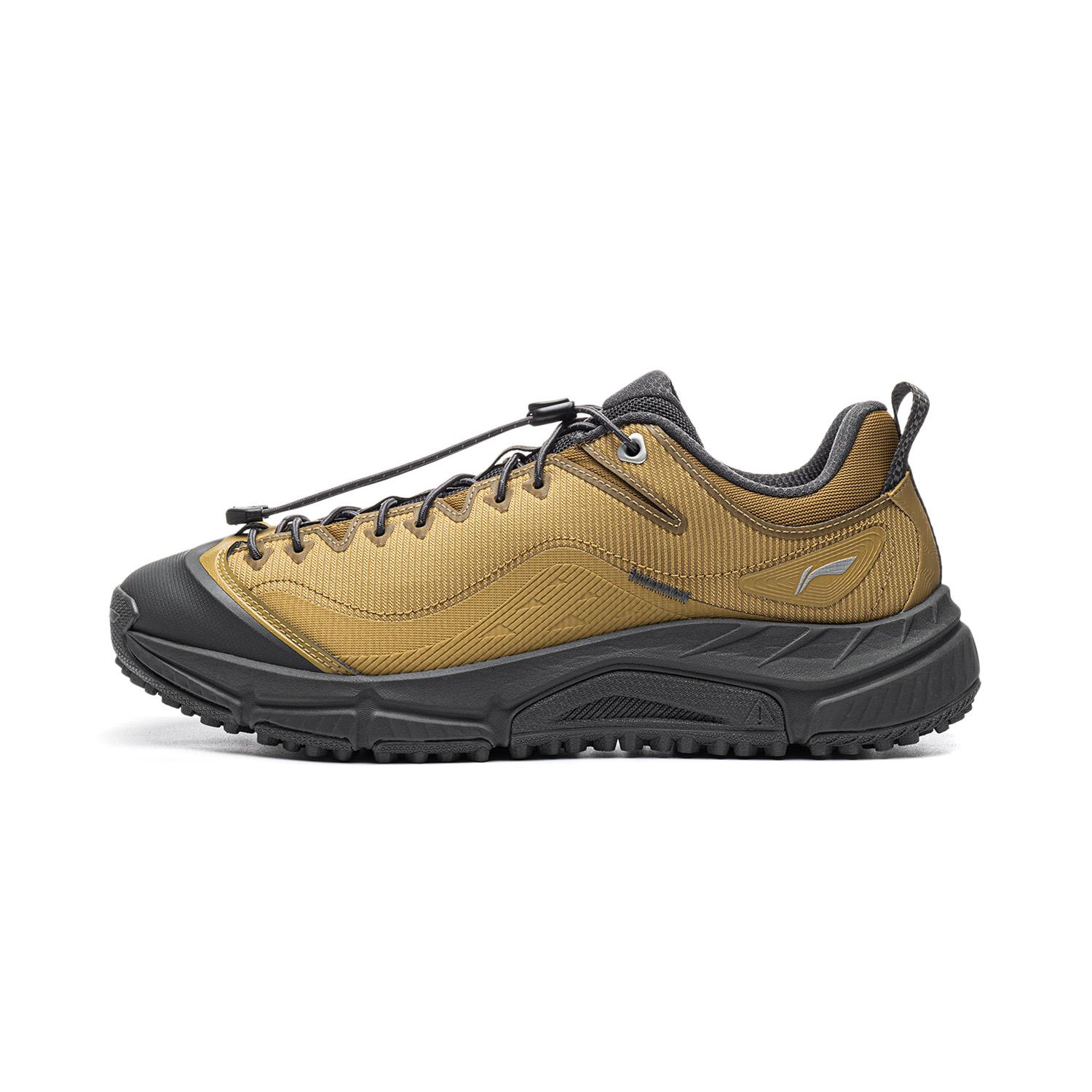 Мужские кроссовки Li-Ning Низкие беговые кроссовки Мужские Акорновый коричневый Виниловый серый 46 brown