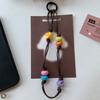 Korean Cute Colored Star Pendant Phone Chain For iPhone Jewelry Strap Gift Girl Hanging Decor Keyring Cord Rope Lanyard Bracelet