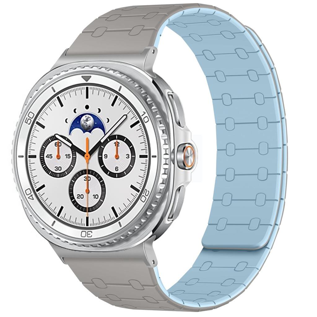 Magnetic Silicone Band for Samsung Galaxy Watch 8 40mm 44mm 8 Classic 46mm Sport Strap for Galaxy Watch Ultra 47mm 2025 Bracelet