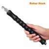 260mm Rebar Tying Steel Hook Hand Tools Twisting Fence Tool Rebar Straight Hook  Construction