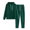 Children's Solid-color Loose Sweatshirt And Sweatpants Casual Sportswear Set