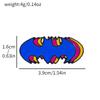 European and American Personality Creative Movie Batman Metal Badge Superhero Character Logo Alloy Brooch