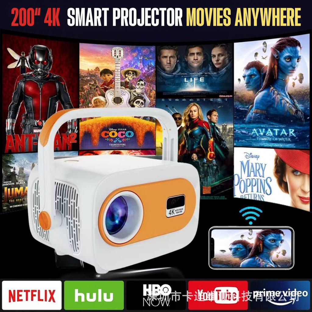 Auto Focus JY325 4K High-definition WiFi Android Intelligent Portable Mini Gimbal Projector