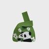 Cute Panda Casual Tote Bag: Trendy, Versatile, Polyester Knit Handbag for Women