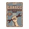Classic Auto Garage Car Full Service Metal Tin Signs Wall Art Posters Plate Wall Decor for Bars Man Cave Cafe Clubs Garage Retro