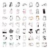 Cat Stickers 100 Mobile Phone Water Cup Computer Notebook Decoration Waterproof Cute Cat Stickers