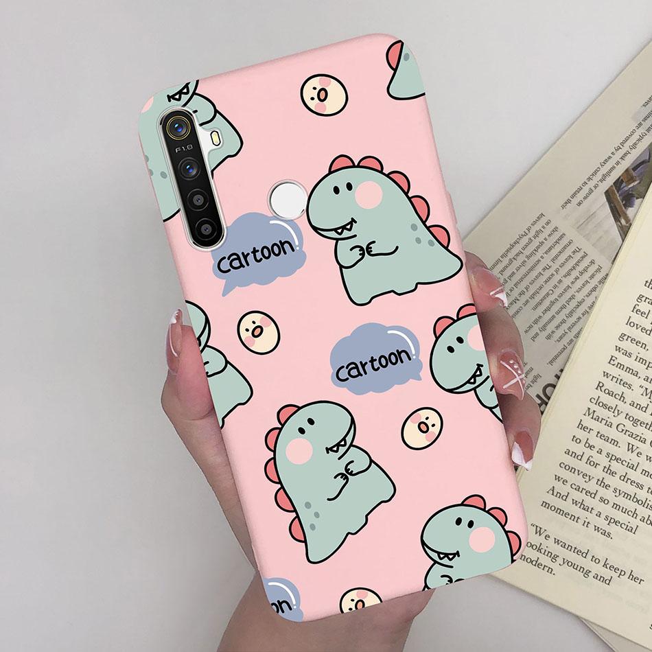 For Oppo Realme 5 Pro Oppo Realme 5 5i 5s C3 6i Realme5 5 Pro Realme6i Phone Cases Cute Soft Matte Bumper Back Cover Funda Coque