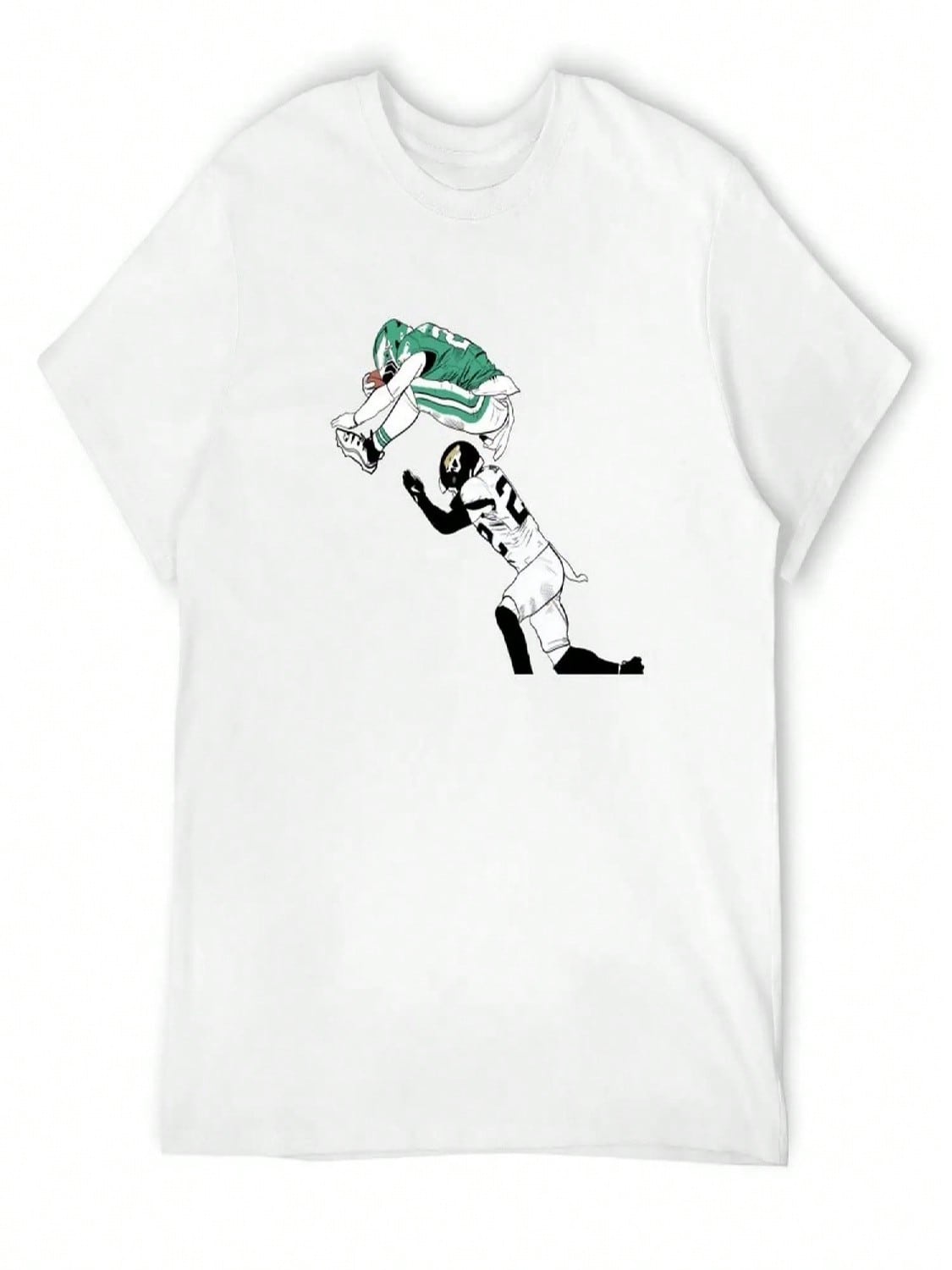 Saquon Barkley W_o Text T-Shirt Heavyweights Korean Fashion Clothes Cotton T Shirt unisex S разноцветный