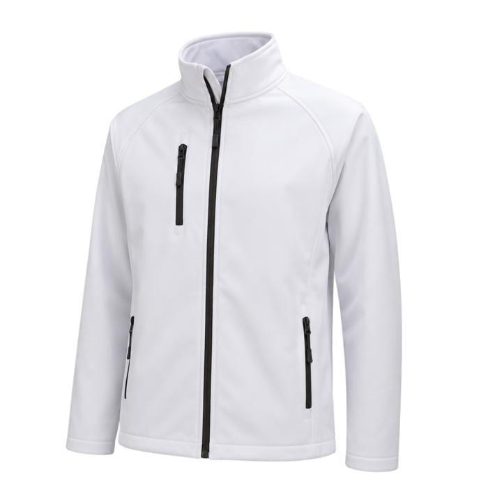 Veste Softshell Homme en Polyester Recyclé blanche - Blanc