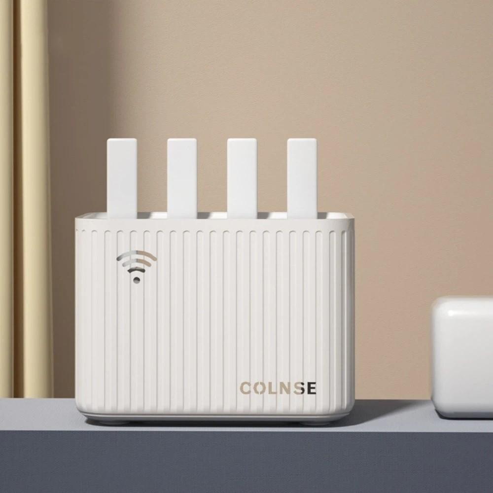 New Double-Layer Router Storage Box No-Drilling Wall-Mounted Router Storage Rack Plastic Organizer Rack Home