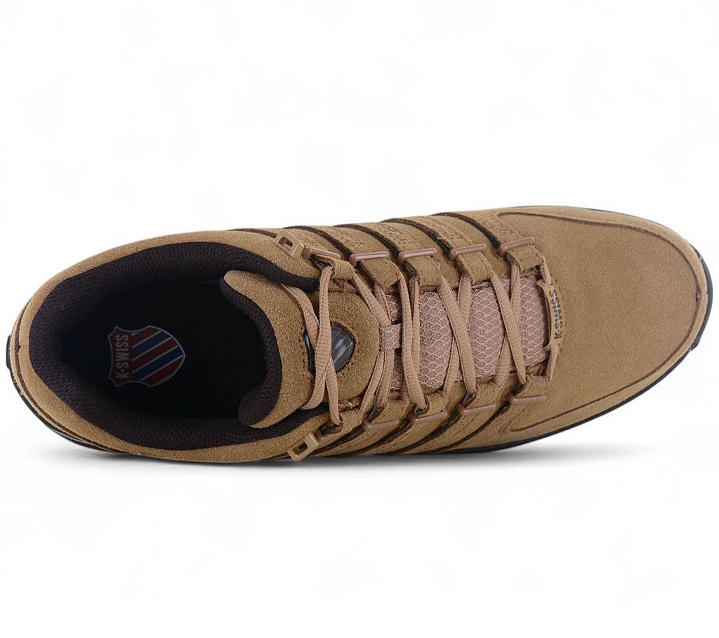 K-SWISS RINZLER Leder - Herren Sneakers Schuhe Braun 01235-286-M ORIGINAL