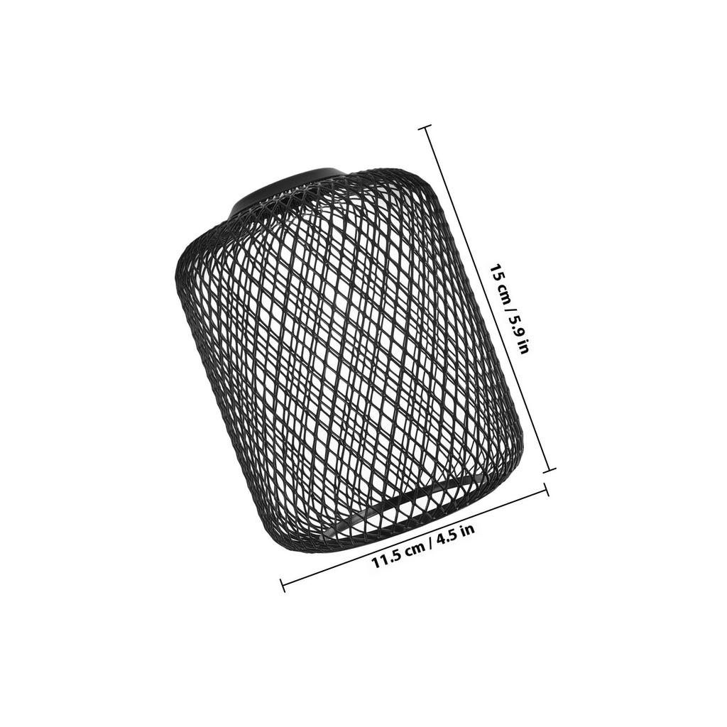Iron Wire Lampshade Hollow Retro Industrial Metal Pendant Lights Shade Lamp Cover Replacement Metal Lampshade Light Shade