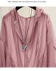 2026 Women's Lightweight Ice Silk Hooded Sun Protection Shirt - Slimming, Loose Fit for Summer