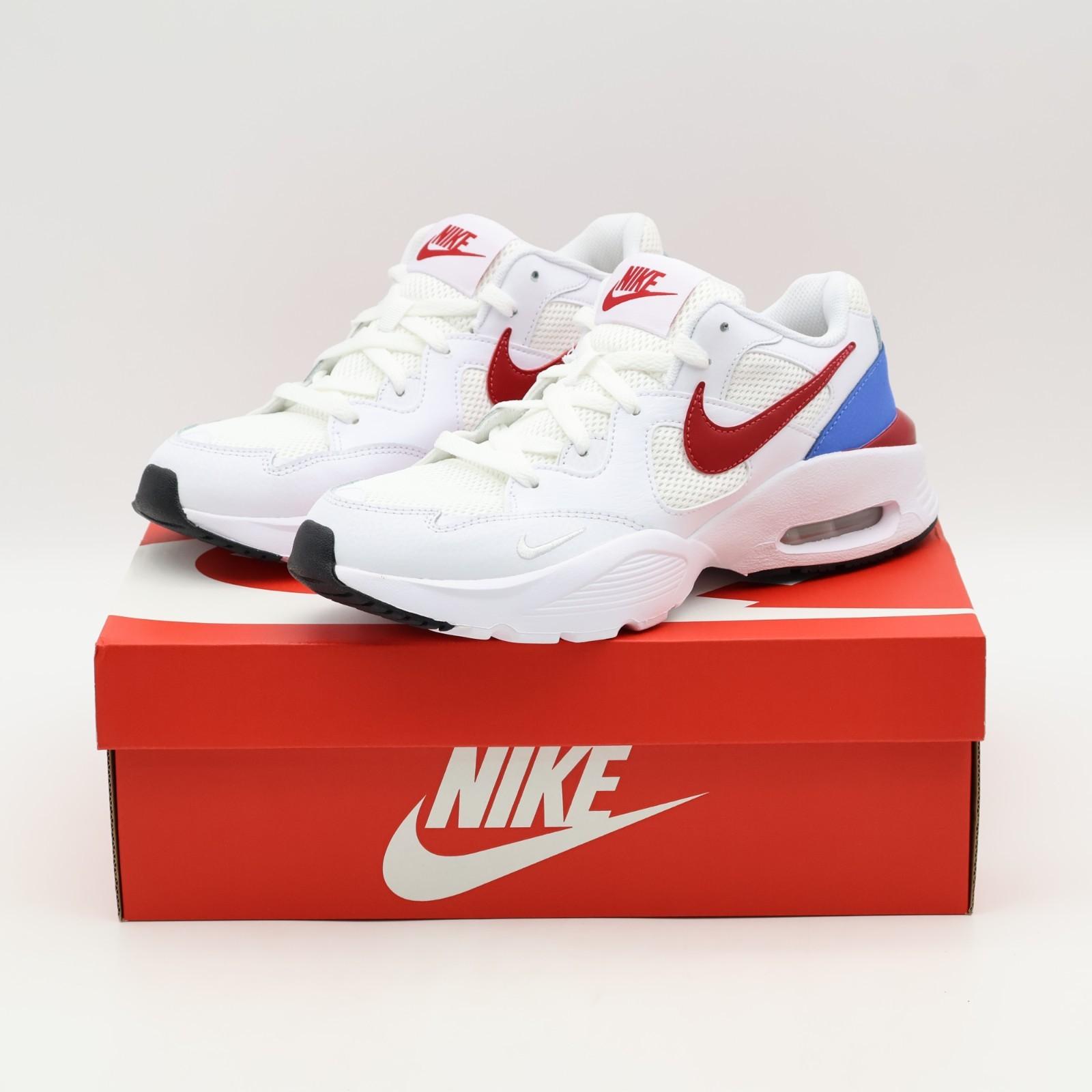 CJ1670-100 Nike Air Max Fusion Белый Синий Тихий Океан Красный Спортивный (Мужской) 8.5