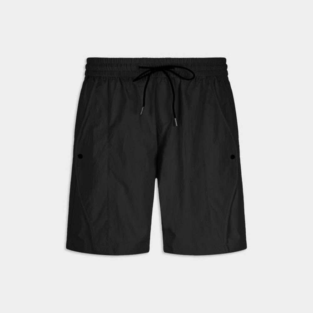 Weekhour Men S Urban Active Banding Half pantS Black BLACK/M