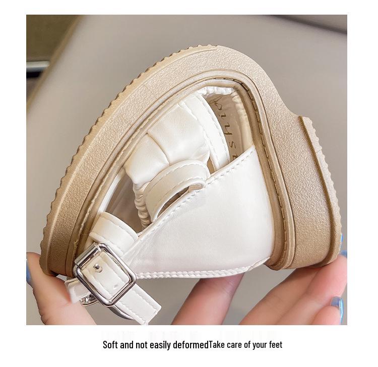 Fairy Style Roman Sandals - Soft Sole, Thick-Soled, Versatile Flat Beach Shoes for Summer 2026.