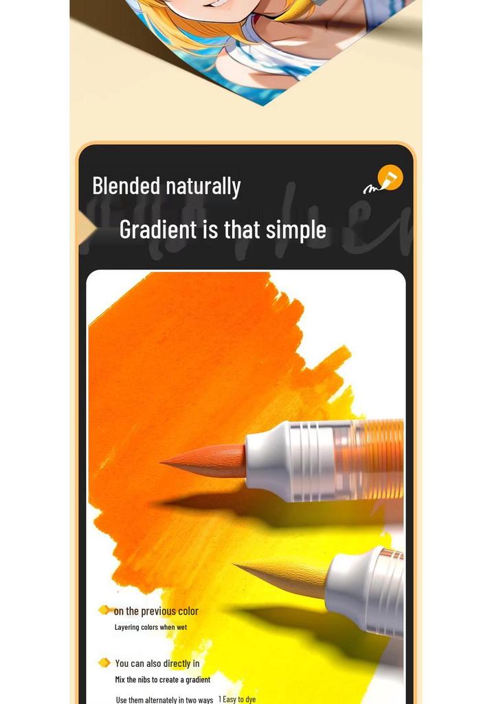 Soft Tip Liquid Ink Acrylic Marker Pen Set - 60 Colors for Student Art and Layering Techniques