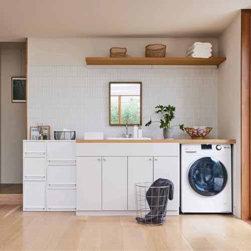 [Amazon.co.jp Exclusive] Tenma Fits Case Multi Storage Box, Kitchen Storage, 35cm Wide x 40cm Deep x 20cm High, Laundry Storage, Space-Saving, Clothin