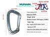 25KN D-Shaped Auto-Lock Carabiner – Aviation Aluminum Alloy for Outdoor Climbing