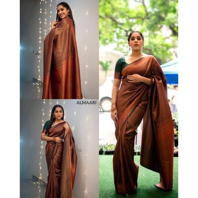 Presenting Enchanting Yet Breathable Organic Banarasi Sarees For Intimate And Big Fat Indian Weddings,