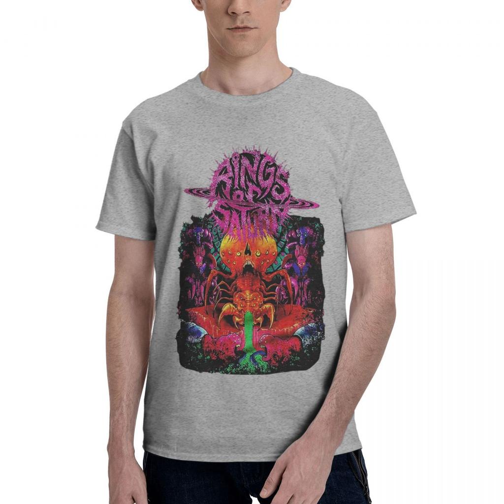 Rings Of Saturn Band Alien Graphic 100 Cotton Casual Breathable Confortable Manga New In Tops And TShirts Funny Gift