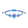 Handwoven Colorful Friendship Bracelet with Adjustable Knot for Women