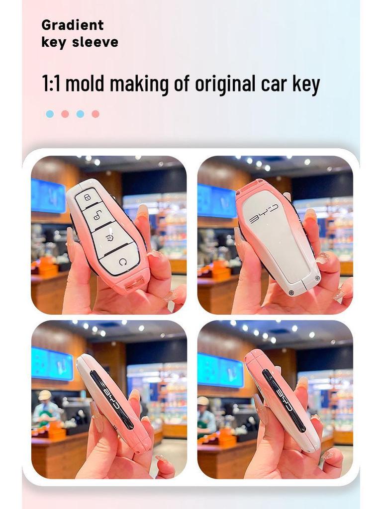 BYD Car Key Covers for Han, Qin Plus DMI, Song Pro, Song L, Tang, Yuan, Destroyer 05, Seagull, Dolphin