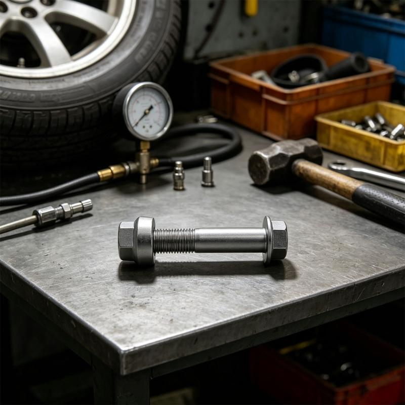 Suspension Control Arm Bushing Mounting Fasteners, 40178AX06C Metal Bolts with Six-Sided Heads and Nuts for Suspension Maintenance