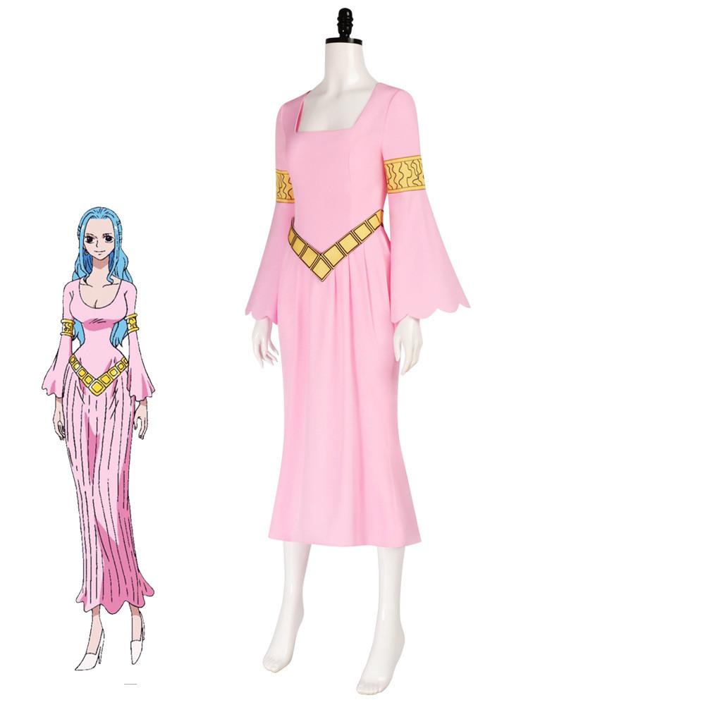 One Piece Nefertari D Vivi Cosplay Costume With Polyester Fabric For Anime Conventions