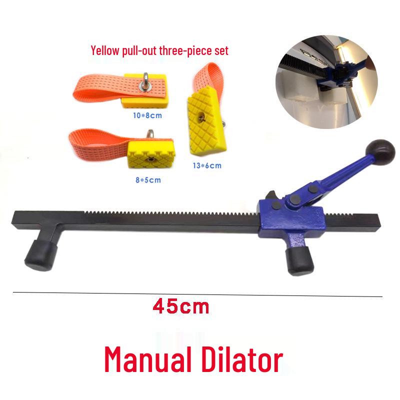 Manual Car Dent Repair Expander & Puller Kit Manual Expander + Yellow Pull Tab 3-Piece Set
