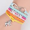 Rainbow Stylish Letter Bracelet European And American Style Alloy Material Summer Release 2022