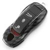 Fashion Look ABS Carbon FIber Car Key Case Replacement for Porsche Cayenne 92A