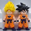 Anime Dragon Ball Z Super Saiyan Goku Figure Keychain Cute Cartoon Character Key Ring Bag Charm Pendant Accessories for Fans