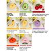 New Cartoon Fruit Plush Doll Keychain Cute Avocado Lemon Cherry Backpack Charm Mango Peach Banana Stuffed Pendant Birthday Gifts