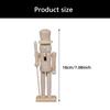 Christmas Wooden Nutcrackers To Paint Yourself,Christmas Decoration Paint Your Own Soldier Art Creative Gift Toy Gift