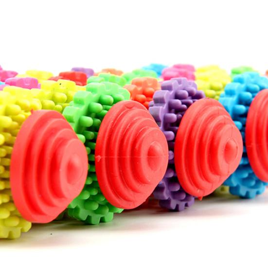 Buntes Gummi Haustier Hund Welpe Zahnen Gesunde Zähne Zahnfleisch Kauspielzeug Werkzeug