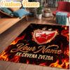 Custom Name FK Crvena Zvezda Rug Office Rug Chair Mat Non Slip Carpet Rugs for Bedrooms Dining Room Living Room Home Decor Gifts