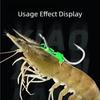 5Pcs Sharp Barbed Luminous Live Shrimp Hooks Anti-entanglement Fishing Hooks String Hook  for Shrimp