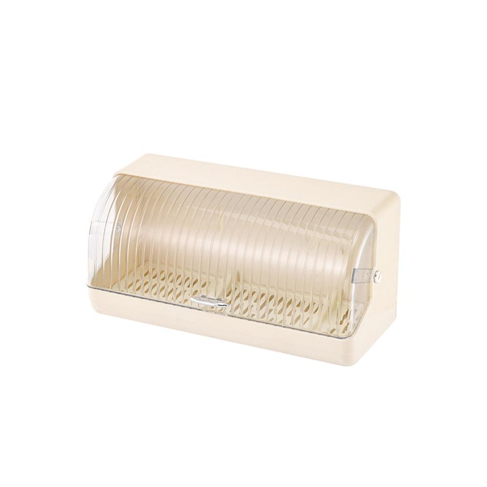 

Пластиковый держатель для палочек для еды, ложек, органайзер для столовых приборов, держатель для хранения посуды, кухня бежевый