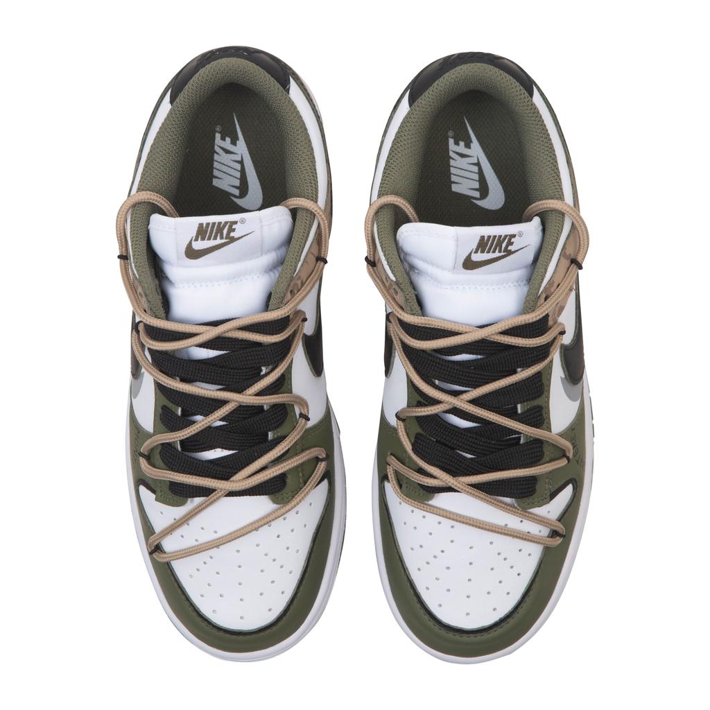 Nike Dunk rutschfest abriebfest niedrig geschnitten Skateboard-Schuhe Damen Braun Grün DD1503-120(Team293-)