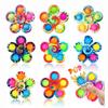 12Pack Pop Bubbles Simple Dimple Fidget Spinners for Party Favors,Hand Tips Bulk Toys, Halloween Christmas  Gifts Kids Goody Bag Sock Fillers
