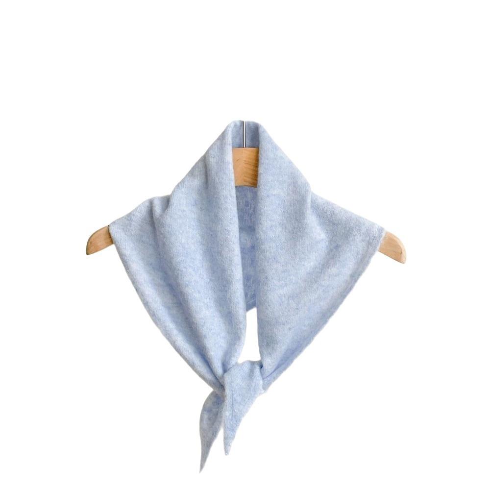Striped Cross Scarves Wool Cross Neckerchief Sweet False Collar Women