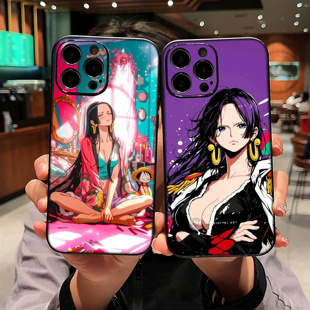for Xiaomi Redmi Note 14 12 13 ProPlus A3 Pro Plus 12C 13C 14C 5G Phone Cover Case Luffy Boa Hancock ONE PIECE