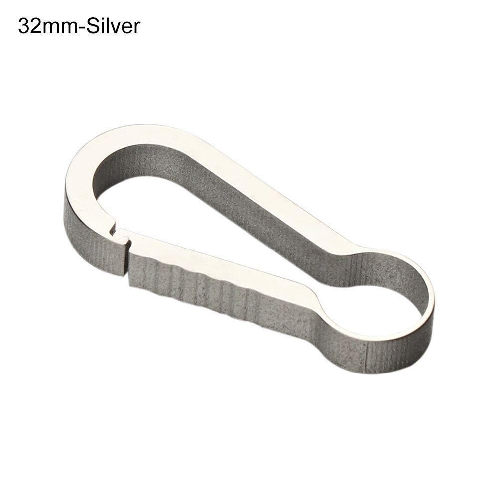 Circle EDC Tool Creative Backpack Buckle Hanging Buckles Small Large Buckle Titanium Keychain