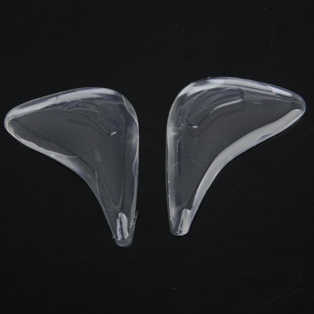 1 Pair Silicone Toe Insoles Pads Washable Shoe Insert Cushion for Girls Women High Heels