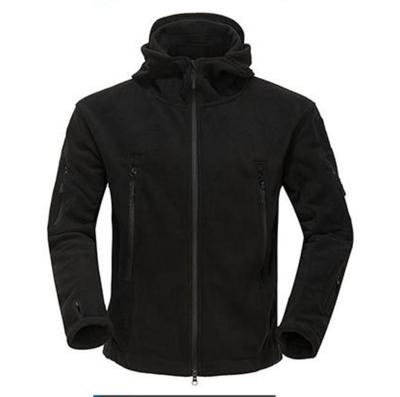 Military Fleece Tactical Jacket Men Thermal Outdoors Warm Hooded Coat Softshell Hike Outerwear